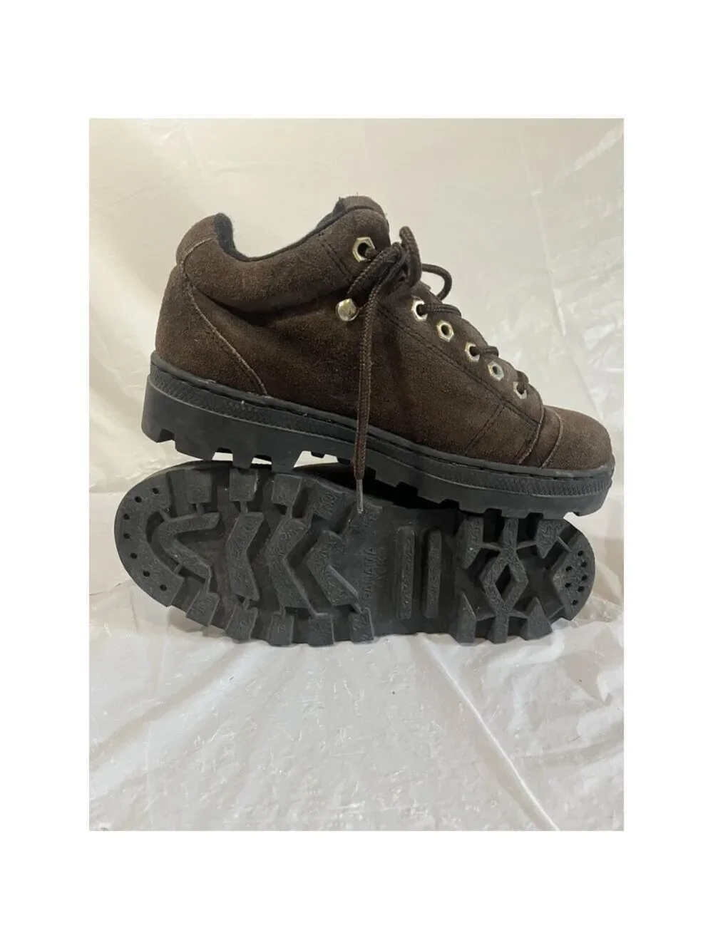 Panama Jack Escape Women's Brown Suede Leather Hiking Ankle Boots Sz 8